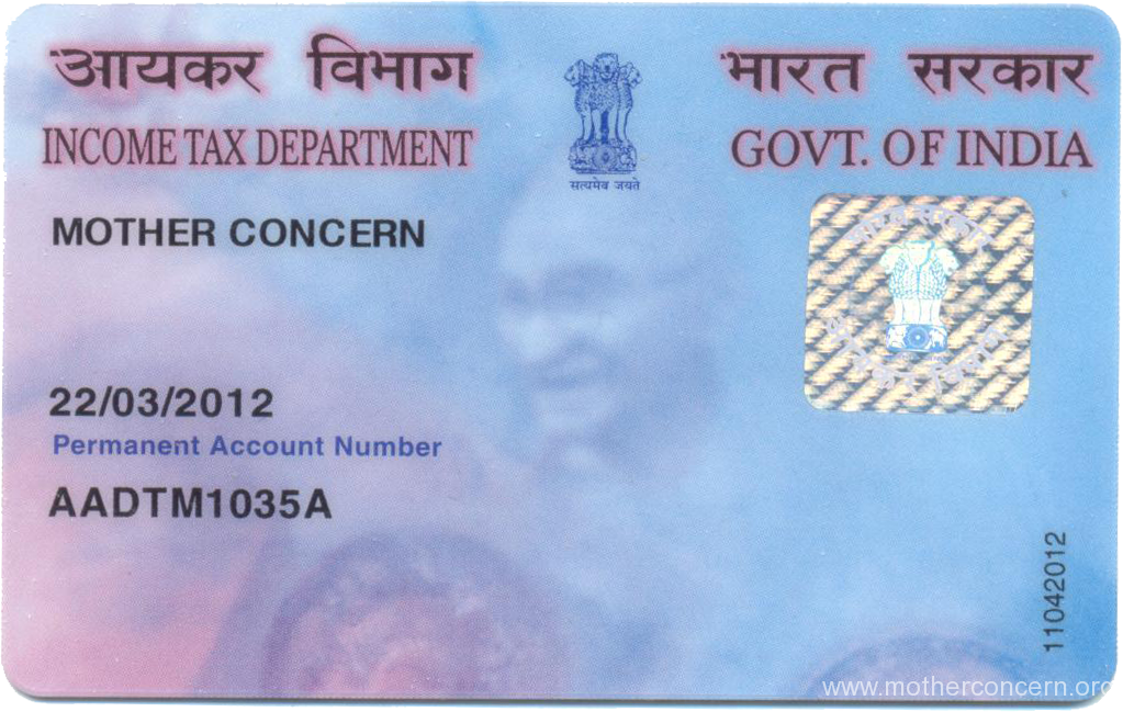 Pan Card | Mother Concern