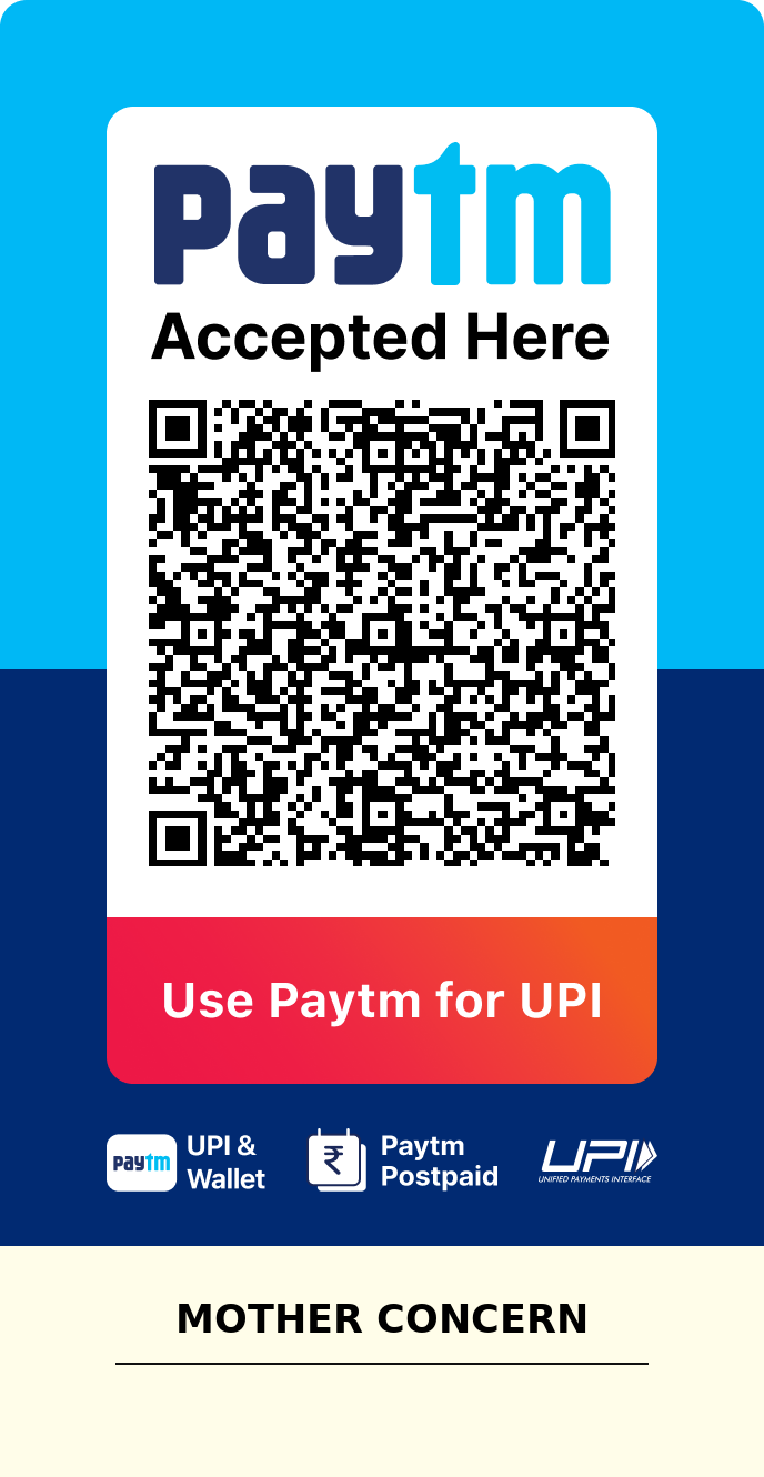 PayTMThankyouQR Code Mother Concern