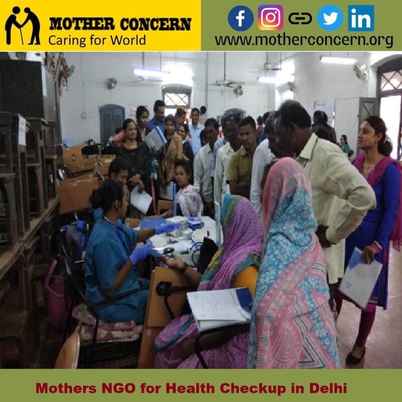 Mothers NGO for health checkups in Delhi